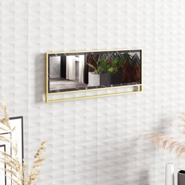 Hanah Home Espejo Decorativo Polka - Black